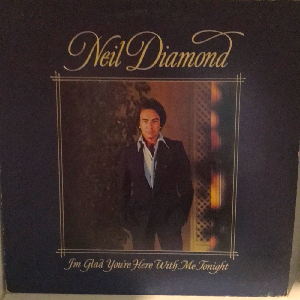 3/$30 Neil Diamond “I’m Glad You’re Here With Me Tonight” vintage vinyl album